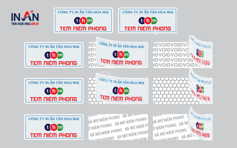 Tem niêm phong nằm trong danh mục tem dán nhãn