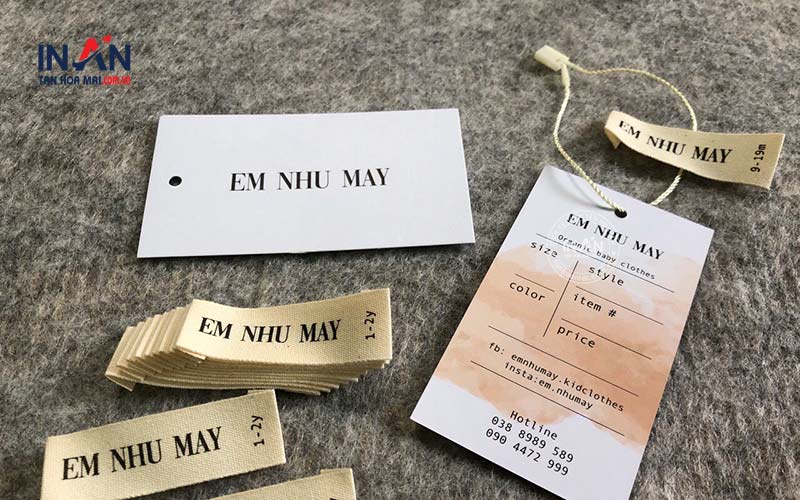 Mẫu Tag Giấy ấn Tượng