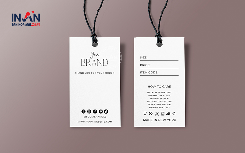 Mẫu Tag Treo Phổ Biến