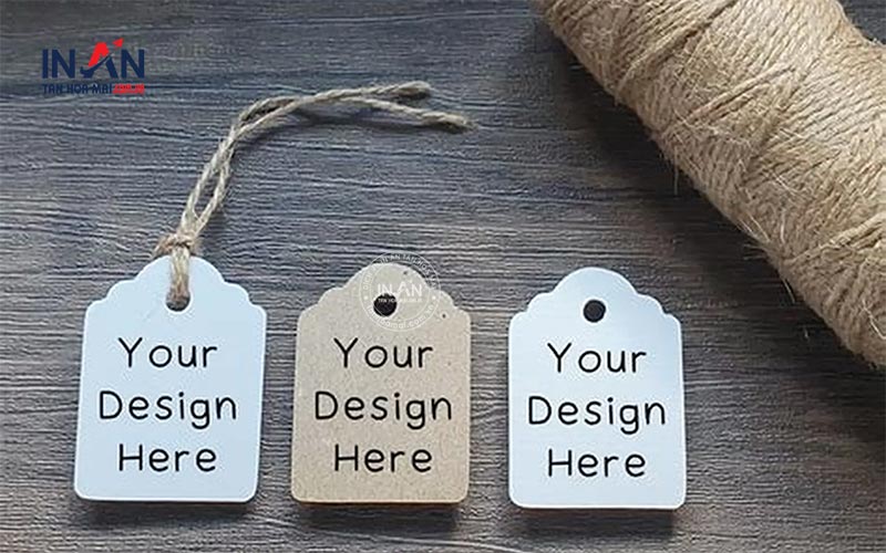 Mẫu Tag Treo Giấy Cotton