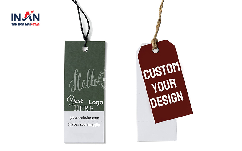 Mẫu Tag Treo Giấy Recycled Paper