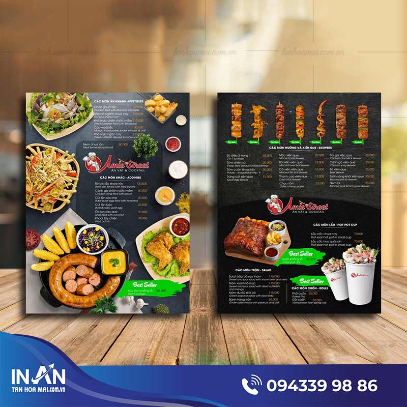 51 Mẫu menu nhà hàng đẹp - xu hướng thiết kế dẫn đầu 2026