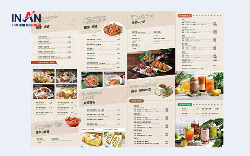 Mẫu Menu điện Tử (qr Menu)