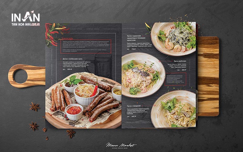Thiết Kế Và In Menu Nhà Hàng Tại