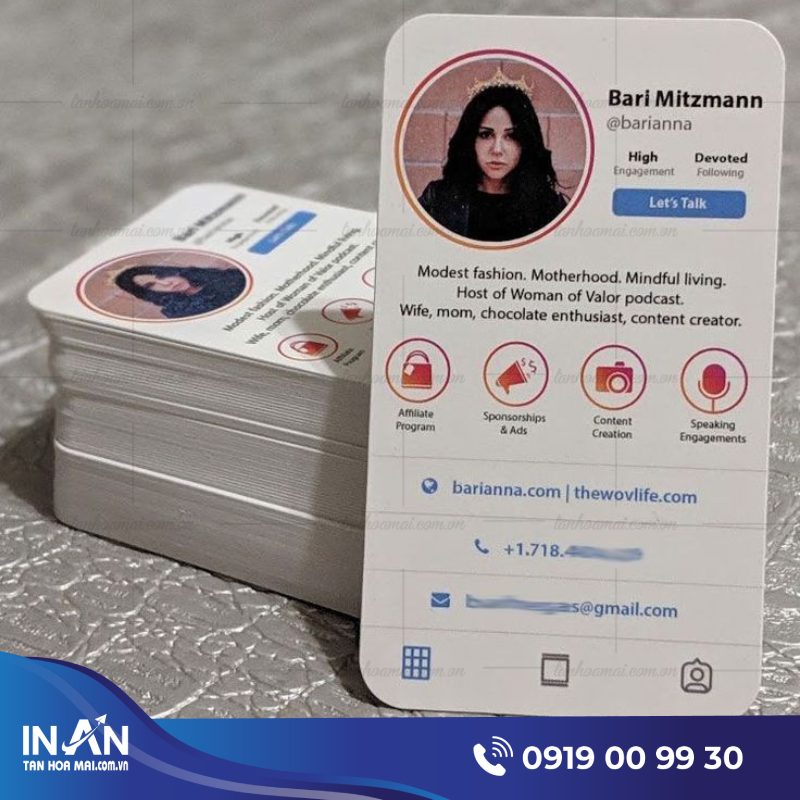 45+ Mẫu name card có hình mới, Chuyên nghiệp, In giá rẻ tại HCM