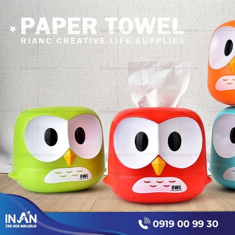 31+ Mẫu hộp đựng giấy ăn in theo yêu cầu cho nhà hàng