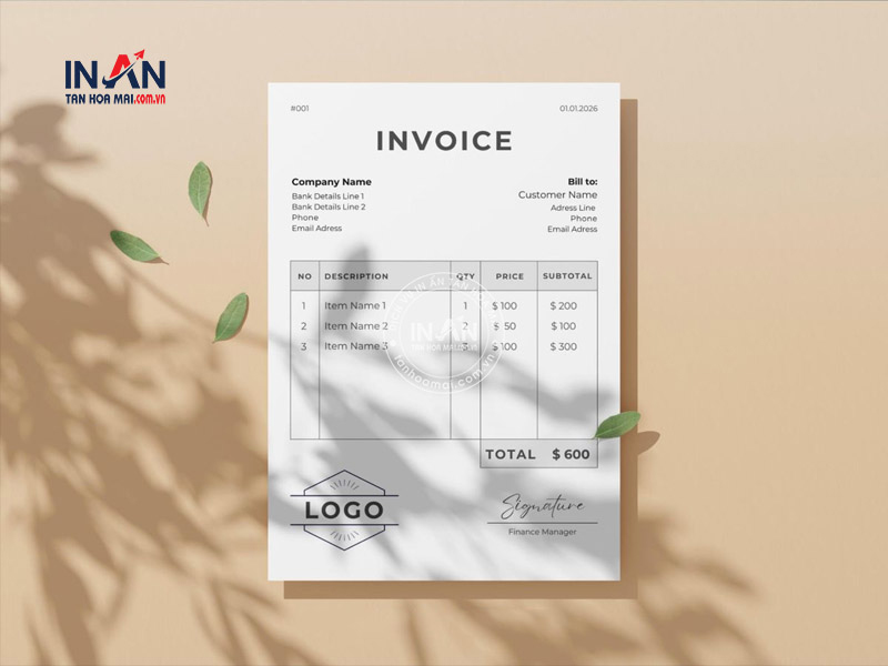 Giấy in hóa đơn