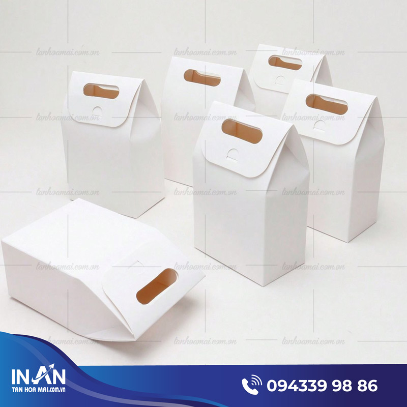 55+ Mẫu hộp giấy trắng in logo đẹp - bền - sang - giá tốt 2026