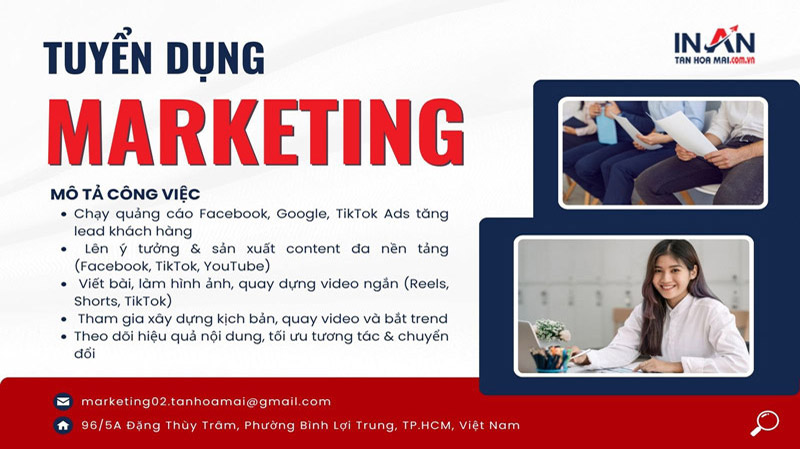 Tuyển dụng Nhân viên Marketing T5/2026