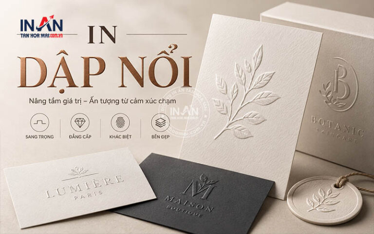 In dập nổi là gì? Quy trình, ưu nhược điểm, ứng dụng thực tế 