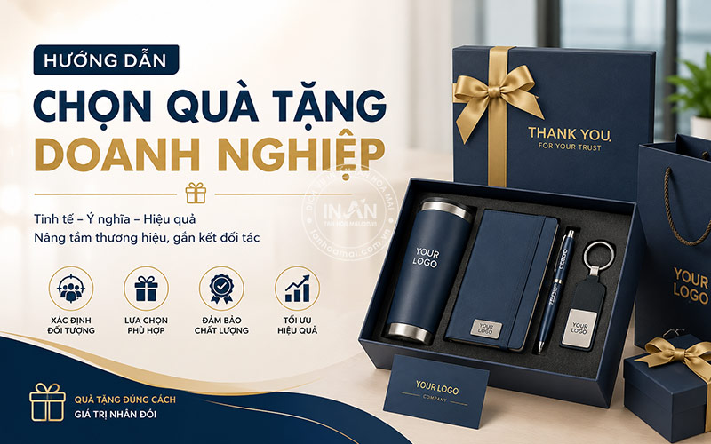 Hướng dẫn chọn quà tặng doanh nghiệp tạo dấu ấn thương hiệu