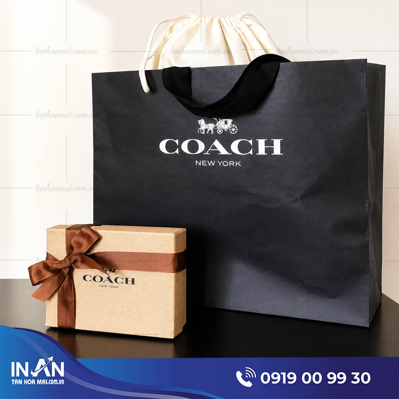 9+ Mẫu túi giấy Coach đẹp và cách lựa chọn