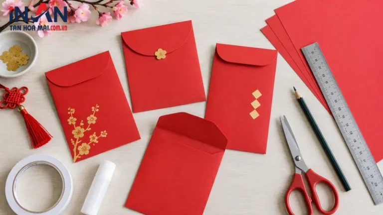 Cách Làm Bao Lì Xì Đơn Giản Bằng Giấy A4 | Tân Hoa Mai