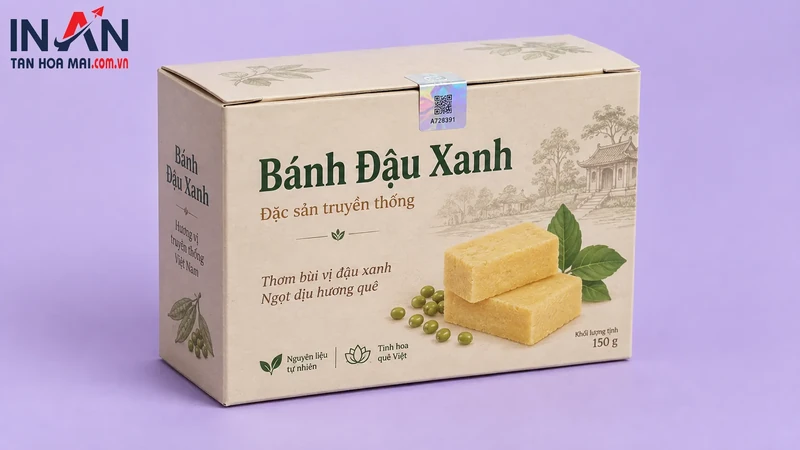 Mẫu hộp sản phẩm dùng minh họa giải pháp chống giả