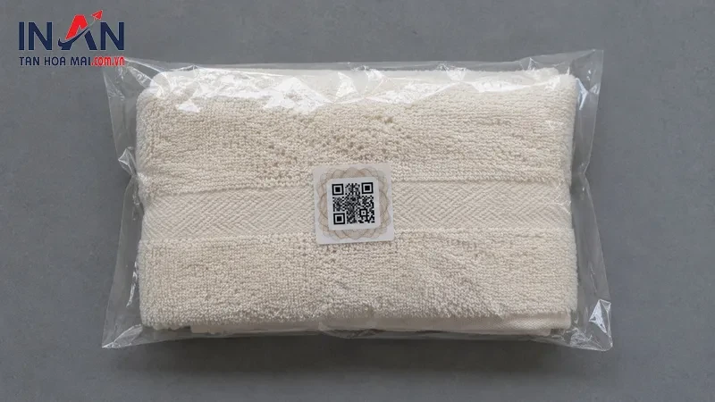 Tem bảo mật trên khăn cotton