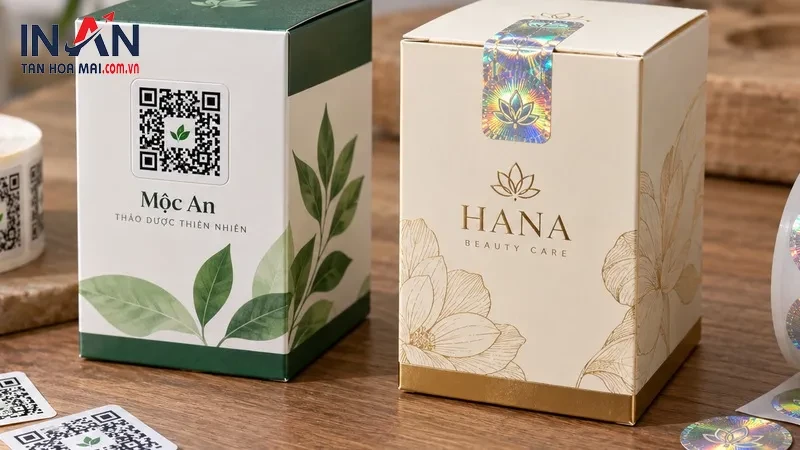 Hộp QR và hộp hologram