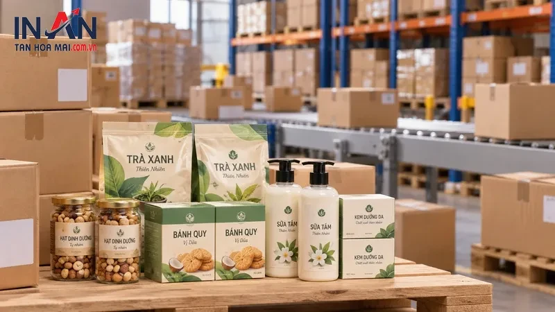 Hàng phân phối tại nhiều điểm bán
