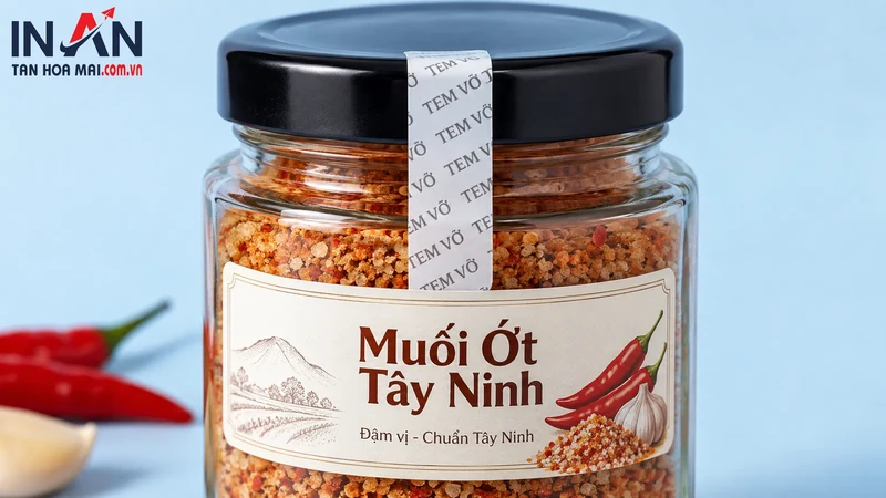 Mẫu hũ sản phẩm dùng minh họa giải pháp chống giả