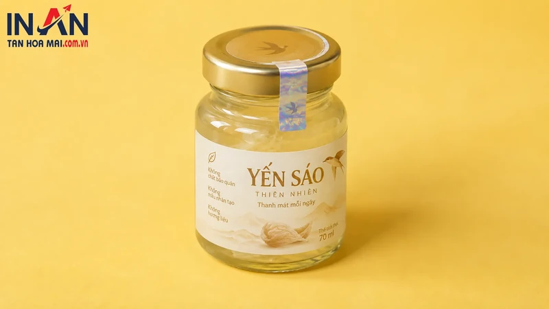 Mẫu hũ sản phẩm dùng minh họa giải pháp chống giả