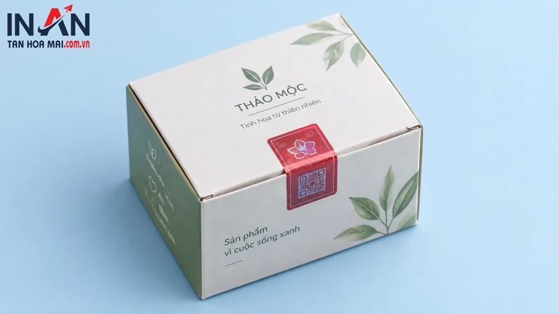 Tem niêm phong chống bóc trên hộp sản phẩm