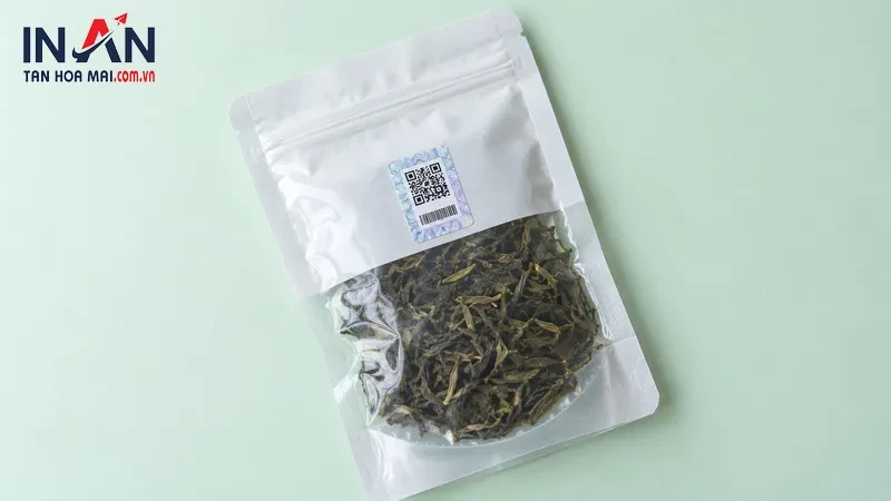 Tem QR truy xuất nguồn gốc trên túi trà