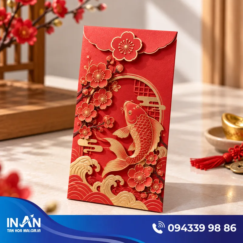 19+ Mẫu Bao Lì Xì 3D Đẹp | Nhận In Theo Yêu Cầu