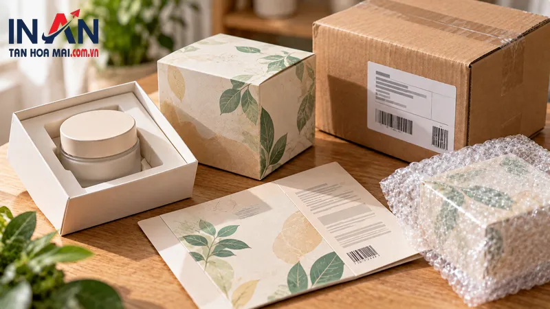 Bao bì giấy và vật liệu chèn giúp bảo vệ sản phẩm khi đóng gói
