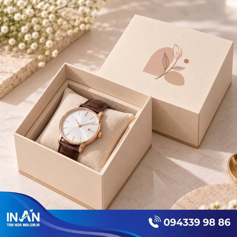 19+ Mẫu Hộp Giấy Đựng Đồng Hồ | Nhận In Logo