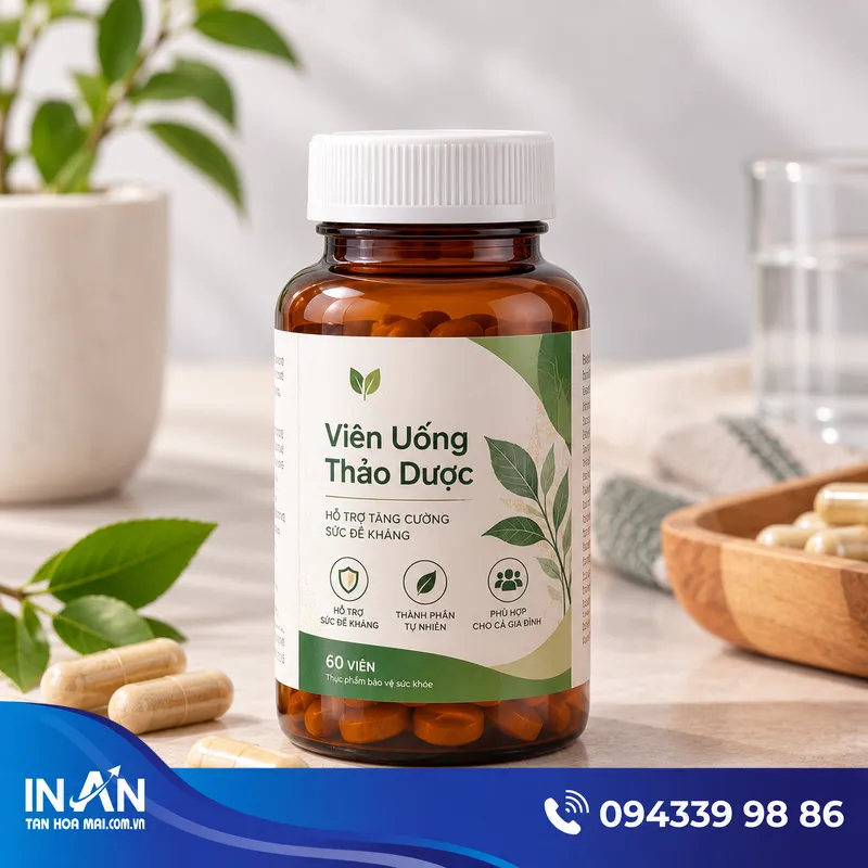 12+ Mẫu Tem Thuốc, Nhãn Dược Phẩm | Nhận In
