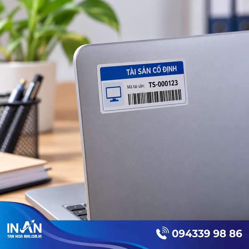 15+ Mẫu Tem Quản Lý Tài Sản | Nhận In Barcode