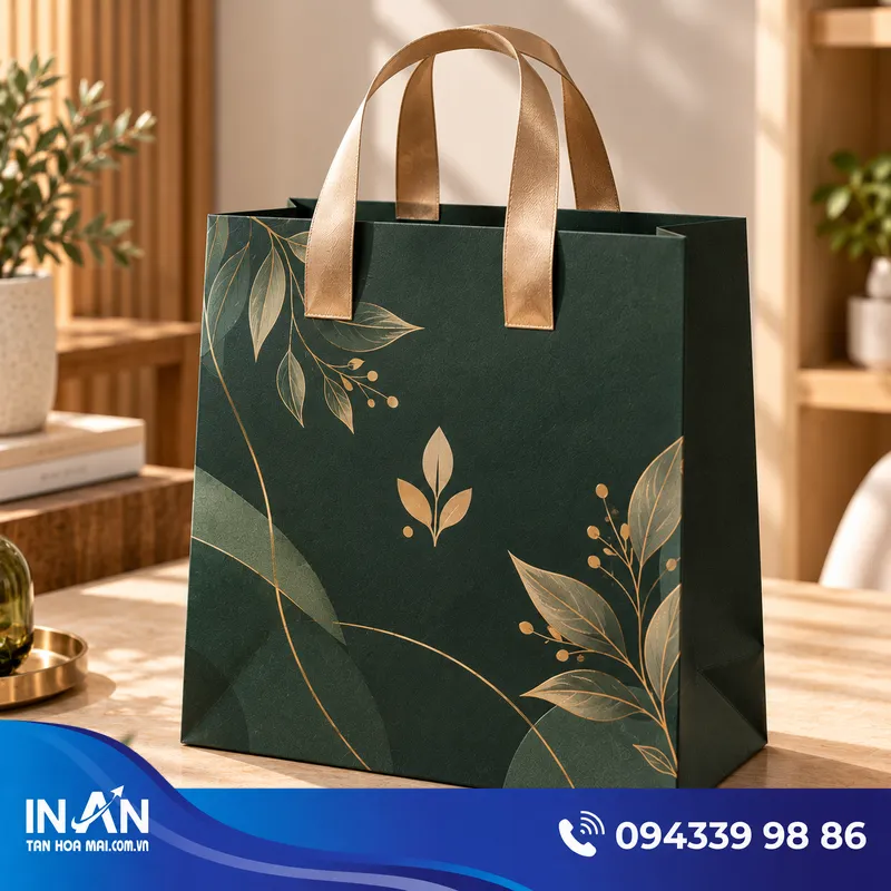 25+ Mẫu Túi Giấy Có Quai | Nhận In Logo