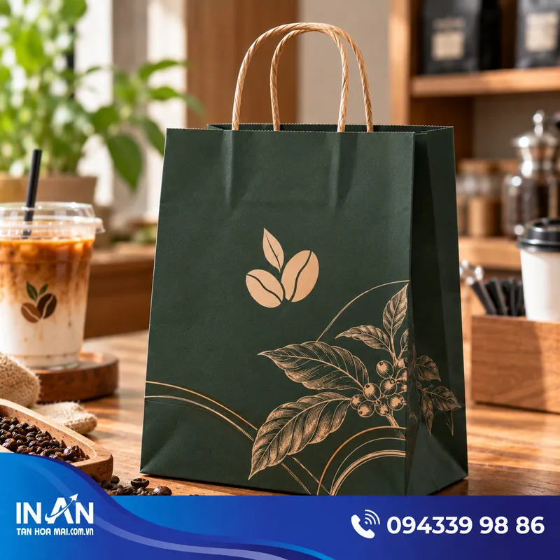 23+ Mẫu Túi Giấy Đựng Cà Phê | Nhận In Logo