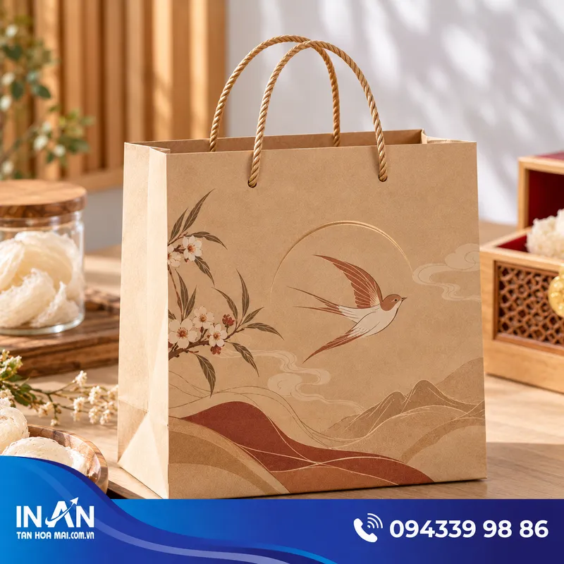 15+ Mẫu Túi Giấy Đựng Yến Sào | Nhận In Logo